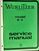 WURLITZER D-4 D-5 D-15 D-16 Organ Service Manuals with Schematics - £23.98 GBP