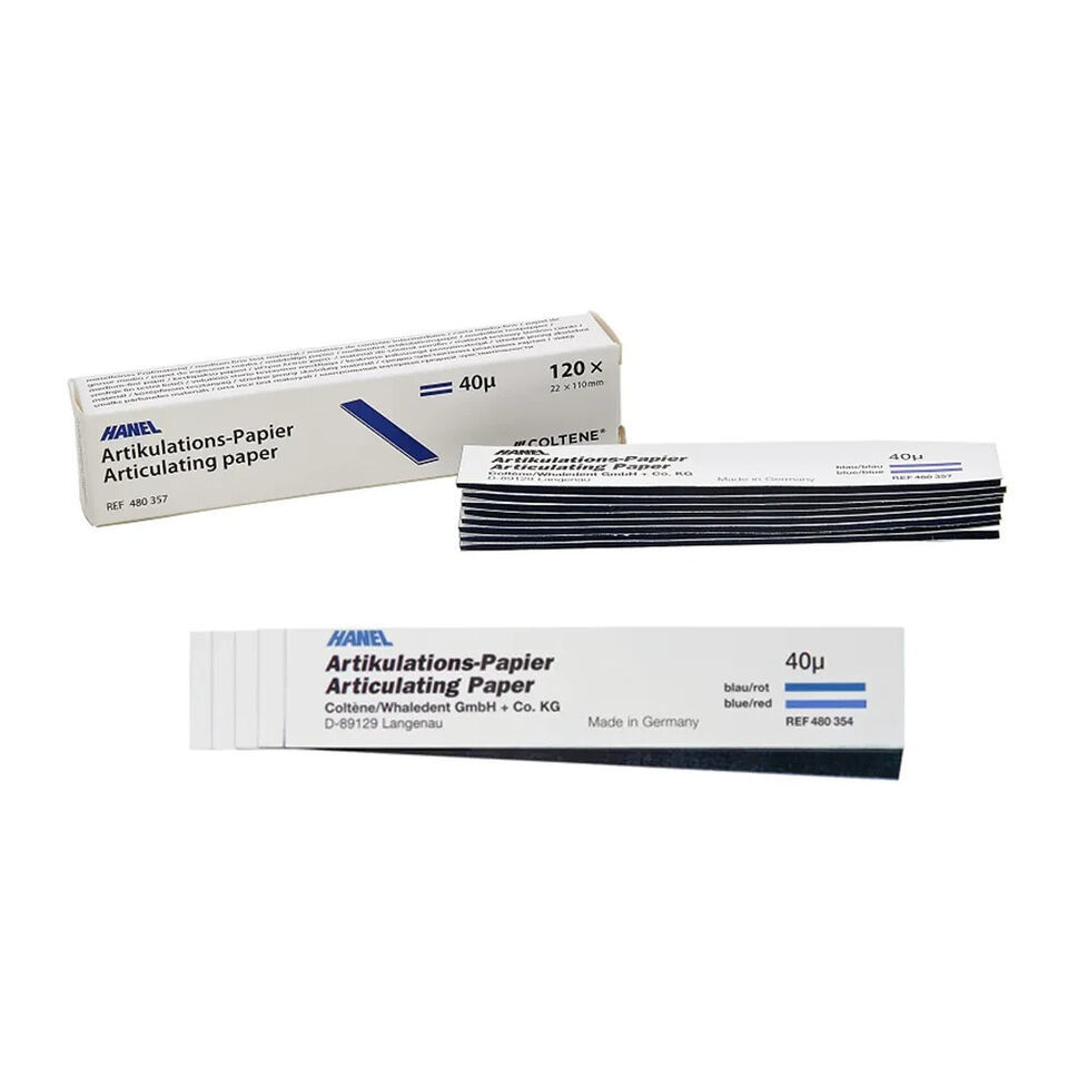 Sold Item 5X COLTENE HANEL U SHAPED ARTICULATING PAPER (40u) FOR DENTAL ... - $149.65