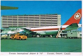 Ontario Postcard Toronto International Airport Pearson Air Canada 747 - $2.77