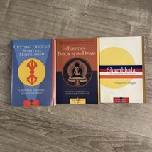 Chogyam Trungpa 3 Book Lot Buddha, Meditation, Wisdom, Tibet, Materialism, Dead - £15.59 GBP