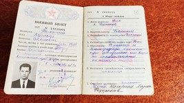 Soviet Army document Military ID Ticket Book . Original 1964 - £23.49 GBP