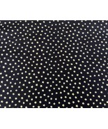 White Stars on Navy Blue Fabric July 4th Patriotic 56&quot; x 56&quot; Hemmed on 3... - £13.02 GBP
