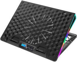 AICHESON RGB Laptop Cooling Cooler Pad for 17-20 Inch Notebook 1 Fan Hea... - $74.99