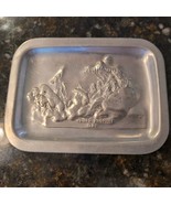 Vintage Veiled Prophet Small Silver Tray 1930 6.5&quot; x 5&quot; - £31.92 GBP