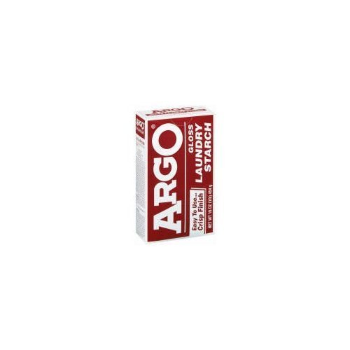 Argo Gloss Laundry Starch, 3 Pack NET WT 16oz (1lb) 454g Household
