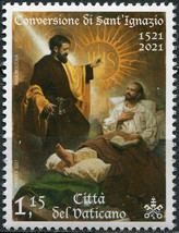 Vatican City 2021. Conversion of St. Ignatius of Loyola (MNH OG) Stamp - £3.55 GBP