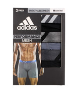 adidas Men&#39;s Sport Performance Mesh Boxer Briefs 3 Pack Size Small Black... - $31.93 CAD