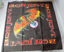 Bon Jovi Vintage 1995 Bandana New Old Stock 21x21&quot; - £39.34 GBP