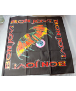 Bon Jovi Vintage 1995 Bandana New Old Stock 21x21&quot; - £38.93 GBP