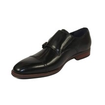 Men's Shoes STEVE MADDEN Leather upper Double Buckle Cap Toe Teon Black image 3