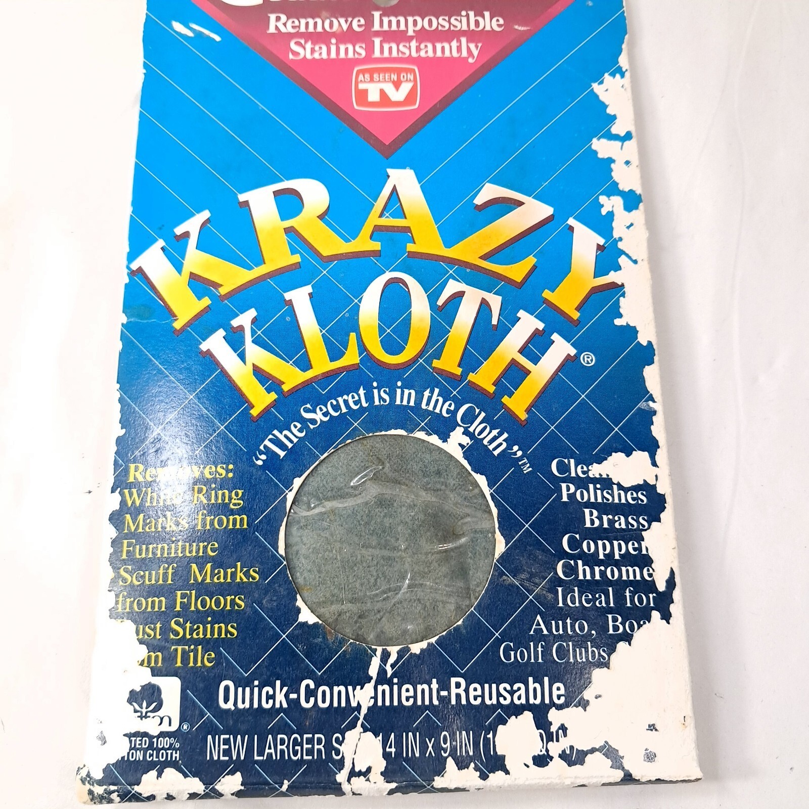 Krazy Kloth Reusable Cleaning Polishing Cloth As Seen on TV Crazy Cloth ... - $6.00