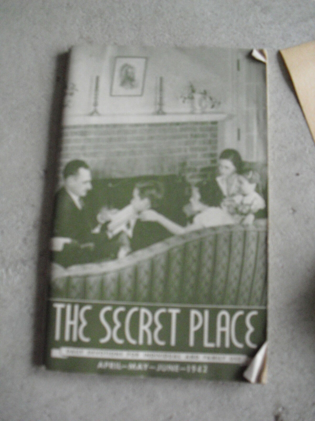 Vintage 1942 Booklet - Judson Press The Secret Place Daily Devotions - $14.85