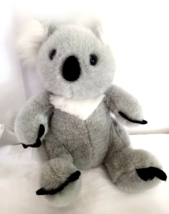 1997 Vintage Build A Bear Koala Plush Gray and White with Black Felt 10 inches - £9.59 GBP
