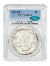 1879-CC $1 PCGS/CAC MS63 - £8,517.67 GBP