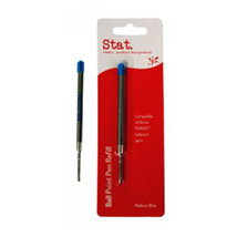 Stat Parker Medium Ballpoint Pen Refill (Pack of 10) - Blue - £32.58 GBP