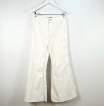 Free People White Crop Flare Jeans - Size UK 10 - NEW - $22.62