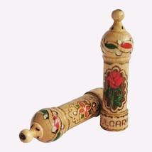 Muskal vial wooden souvenir Lema Perfume essence 2.1ml 0.3% Bulgarian rose oil  - £3.13 GBP