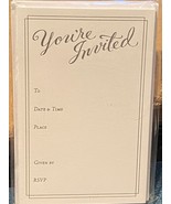 1 Pack of 20 White Basic Invitations and Envelopes American Greetings *N... - $7.99