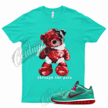 New SMILE T Shirt for LeBron 9 Low Reverse Liverpool Green Black Action Red 1 - £18.22 GBP+