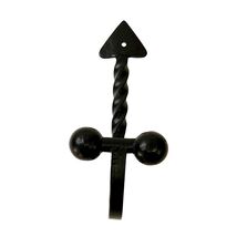 Signature Hardware 327513 Gothic Double Robe Hook - Matte Black - $27.90