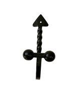 Signature Hardware 327513 Gothic Double Robe Hook - Matte Black - $517.86 MXN