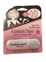 Hollywood Fashion Secrets Fashion Tape 36 Clear Double Stick Strips SEALED - £5.46 GBP