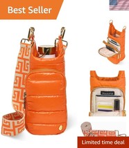 Stylish Orange HydroBag - Lightweight Water Bottle Holder with Adjustabl... - $88.49