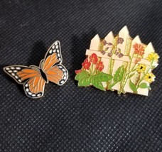 Monarch American Beauty Butterfly Brooch Lapel Pin Gift Creations 1.25&quot; &amp; BONUS - £8.45 GBP
