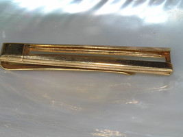 Vintage SWANK Long Open Asymmetic Rectangle Gold-filled or Goldtone Tie or Money - £6.86 GBP
