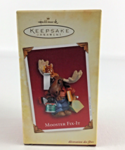 Hallmark Keepsake Christmas Ornament Mooster Fix It Collectible DIY Moose 2005 - $18.47