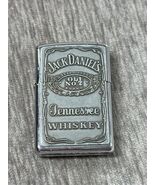 Vintage Zippo Lighter JACK DANIEL&#39;S OLD NO 7 TENNESSEE WHISKEY Pewter 2002 - $68.32 CAD