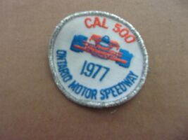 Cal 500 1977 Ontario Motor Speedway Patch Ontario, CA. Orange Letters &quot;C... - $146.88 MXN