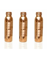 Copper Water Drinking Bottle Tumbler Ayurvedic Health Benefits 1000ML Se... - £38.76 GBP