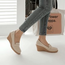 Office Wedge Pumps European Fashion Woman Round Toe Platform Shoes Spring 34-43  - £56.28 GBP