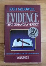 Evidence That Demands a Verdict -Josh McDowell Vol. 2 (1981, Paperback) - £7.94 GBP