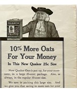 1914 Quaker Oats Cereal Advertisement Mill Farming Ephemera 14.5 x 5.5 - $19.99
