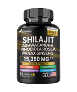 Shilajit Multivitamin (Turmeric, Ashwagandha, Ginger, Cordyceps Mushrooms)60 cap - $24.74