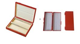 slide box 100 +50 slides combo pack index holder prepared slides microsc... - $4.93