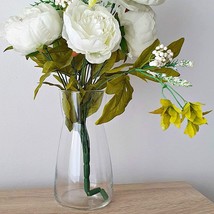 Darenyi Clear Glass Vase, Flower Vase For Home Decor, Modern, Wedding Or Gifts - £23.69 GBP