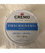 Cremo Premium Barber Grade High Hold Low Shine THICKENING PASTE 4 Oz. NEW - $20.84 CAD