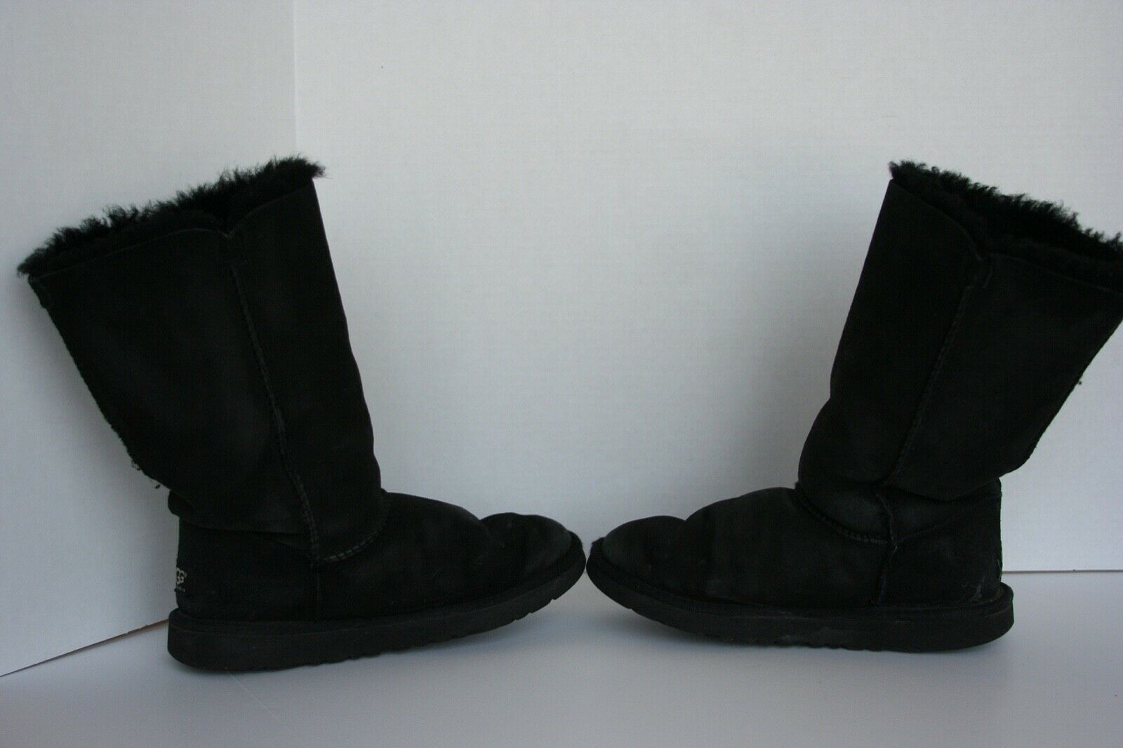 Primary image for UGG Australia Classic Tall Sheepskin Boots 5229 BLACK Youth Girls 1