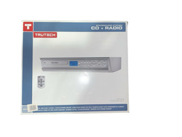 Trutech UNDER CABINET SPACE SAVING KITCHEN CD+RADIO WITH REMOTE NIB - $396.69 MXN