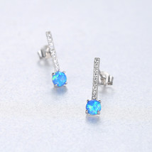 Simple Sterling Silver Stud S925 Earrings Compact Compact Ear Top - £14.85 GBP