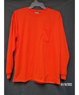 ML Kishigo Enhanced Visibility Pocket T-Shirt 9123 Long Sleeve Mens Size... - £4.71 GBP