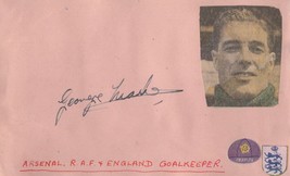 George marks arsenal football club ww2 raf goalkeeper autograph 169912 p thumb200