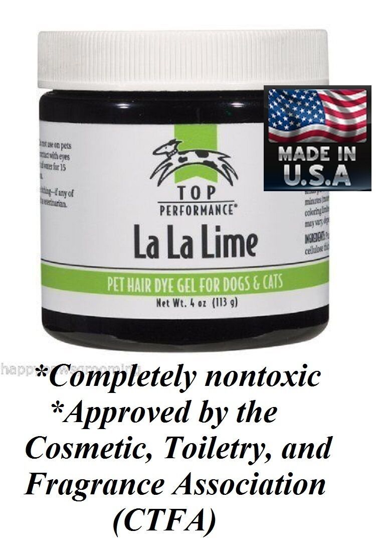 TP LA LA LIME HAIR DYE COLOR GEL DOG CAT PET Coat Fur Coloring Grooming*... - $21.99