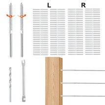 VEVOR 122 Pack Cable Railing Swage Threaded Stud Tension End Fitting Terminal fo - $2,308.61 MXN