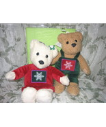  HALLMARK KISS KISS MISTLETOE BEARS PAIR OF TWO - $14.00