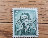Belgium Stamp King Baudouin 2fr Used Gray/Green &quot;Bruxelles&quot; - $1.89