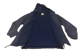 Adidas Men’s ClimaProof Wind GC Shell Jacket Navy White Size S Hooded NWT image 4